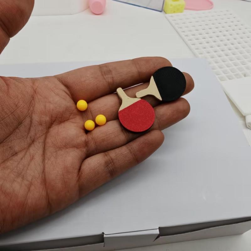 1Set Dollhouse Miniature Ping  - Table Tennis Olympics review and price